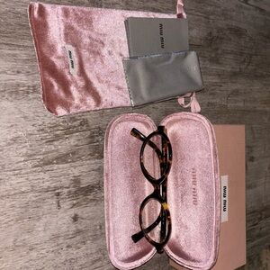 Miu Miu Blush Velvet Eyewear Set